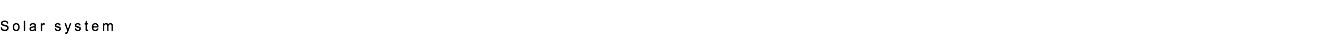  Solar system